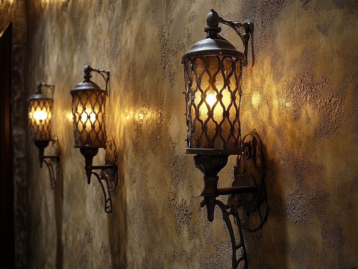 Image illustrating frequently asked questions about vintage wall sconces.